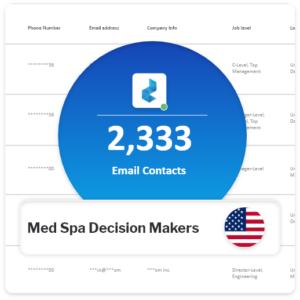 Med Spa Decision Makers Email List in USA